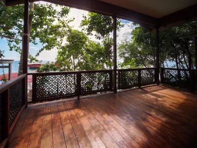 Chalet veranda view